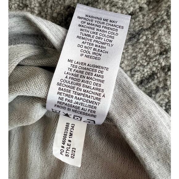 TravisMathew Grey Eco Collection Twist Lime 1/4 Zip Pullover Medium - Picture 9 of 11